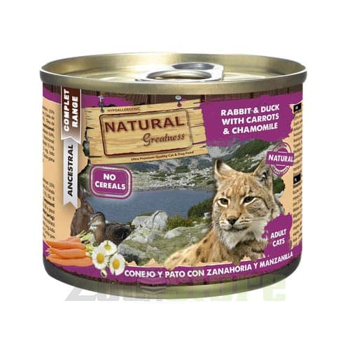 נטורל גרייטנס מזון משומר לחתולים