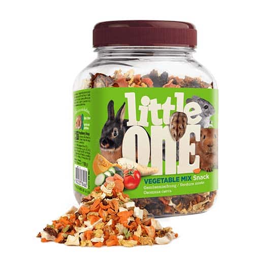 חטיף ליטל וואן מיקס ירקות למכרסמים 150 גרם