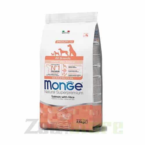 מונג' סלמון לכלב גור מכל הגזעים