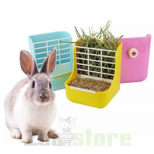 מתקן האכלה אספסת וכופתיות למכרסמים