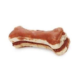 עצם סנדוויץ בציפוי ברווז/עוף  6" לכלב