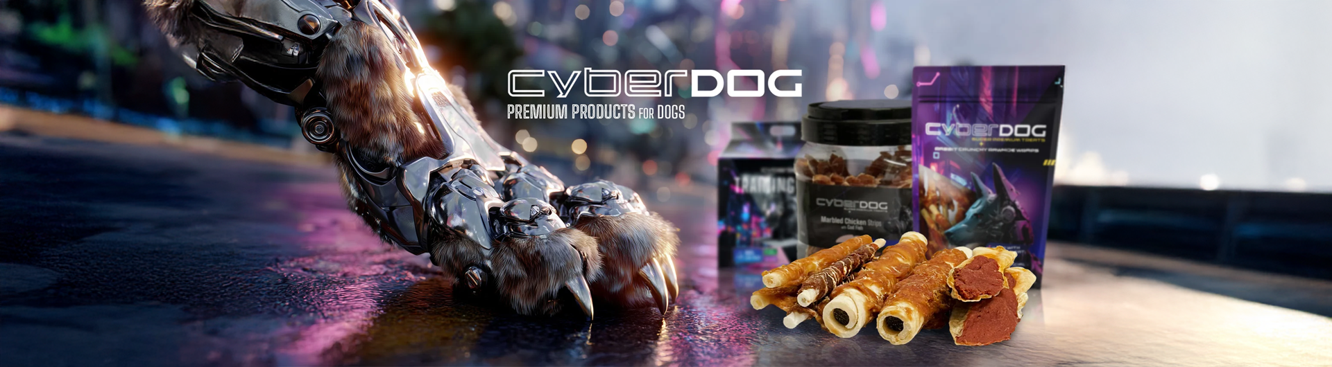 סייברדוג מותג חטיפי פרימיום לכלבים מהמובילים בעולם זוסטור