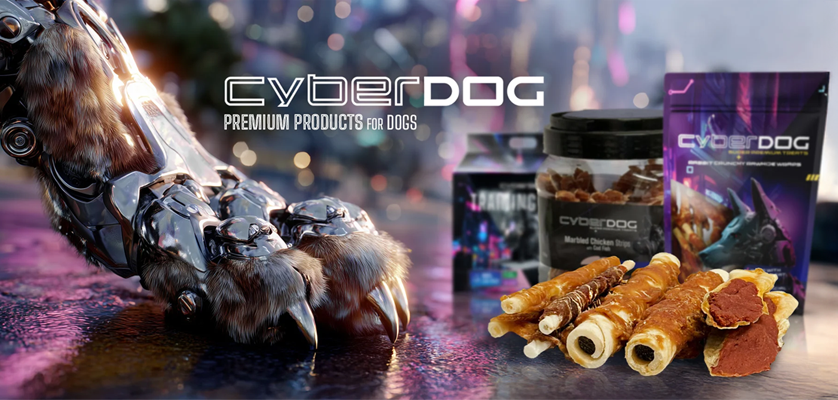 סייברדוג מותג חטיפי פרימיום לכלבים מהמובילים בעולם זוסטור